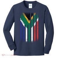 Vintage African Flag Kids Long Sleeve Shirt thumb 0