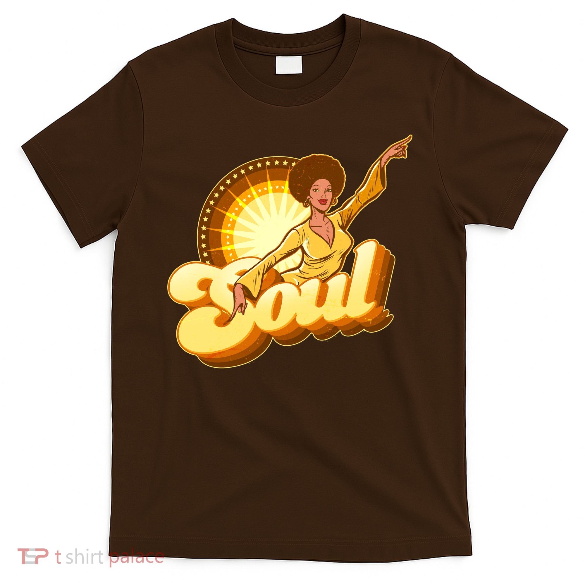 Vintage Afro Soul Retro 70s T-Shirt