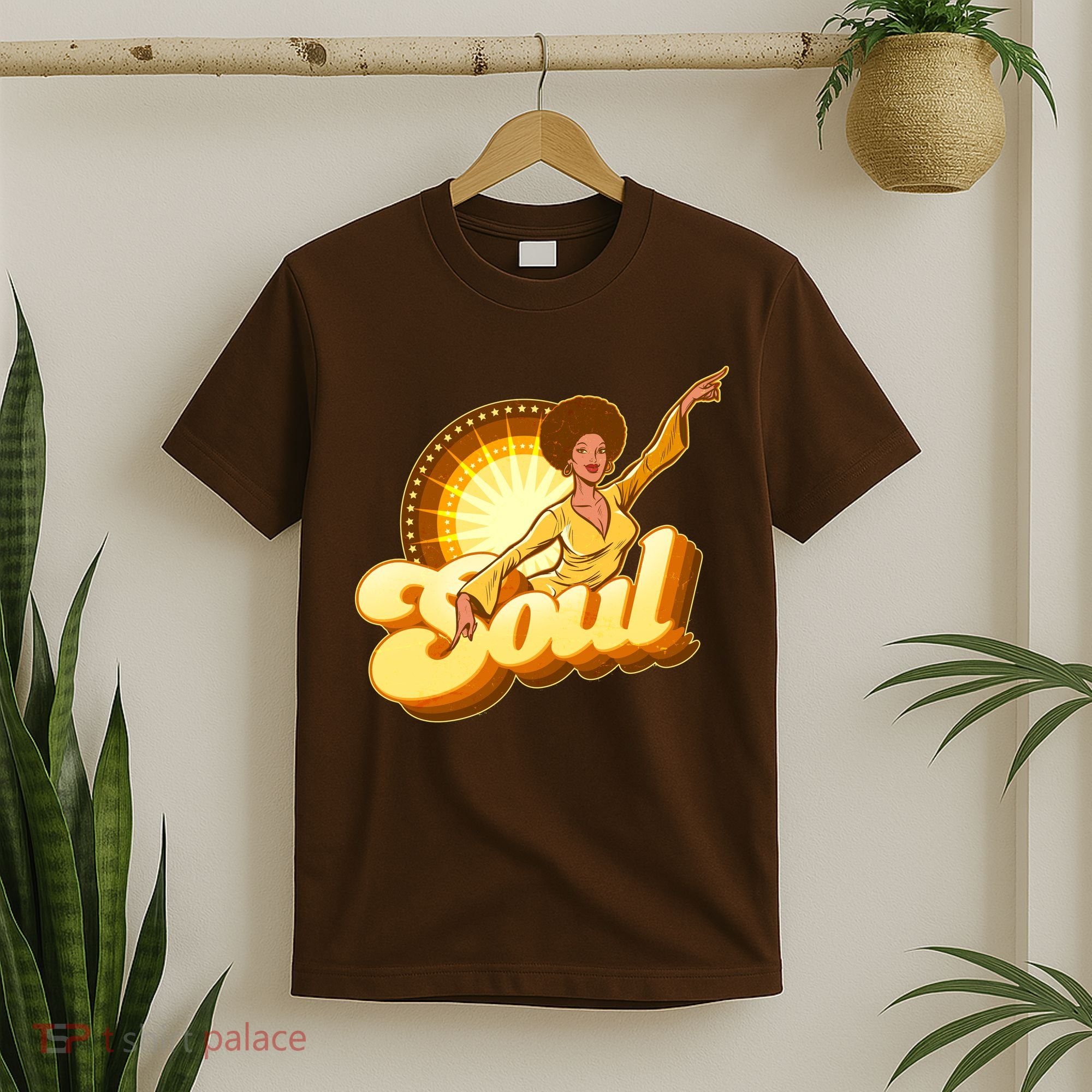 Vintage Afro Soul Retro 70s T-Shirt