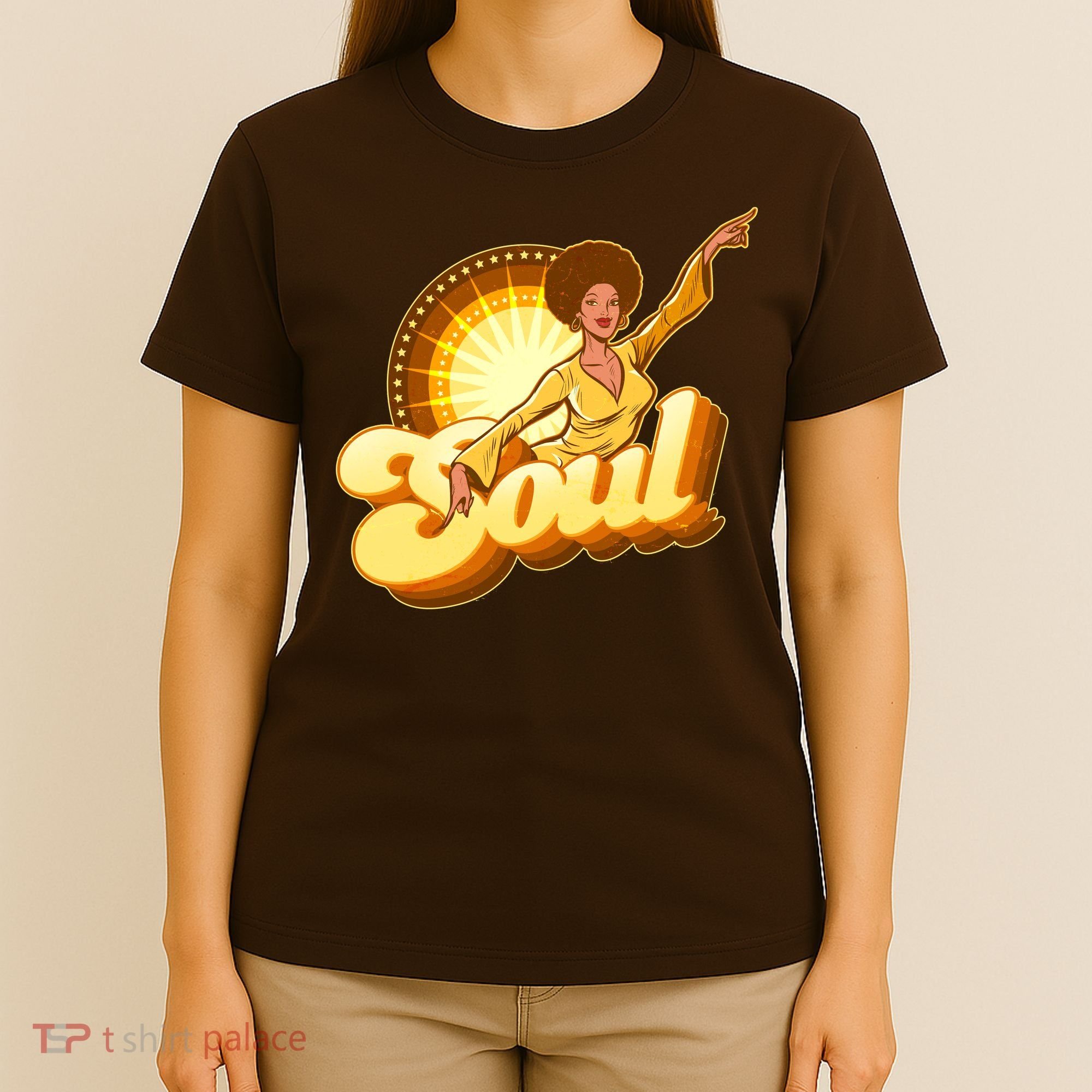 Vintage Afro Soul Retro 70s T-Shirt