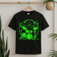 Vintage Alien Drummer T-Shirt thumb 2