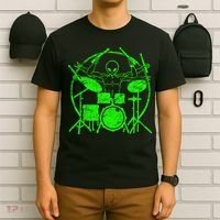 Vintage Alien Drummer T-Shirt thumb 6