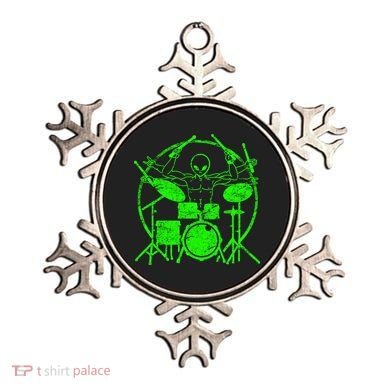 Vintage Alien Drummer Ornament