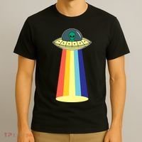 Vintage Alien Tractor Beam T-Shirt thumb 3