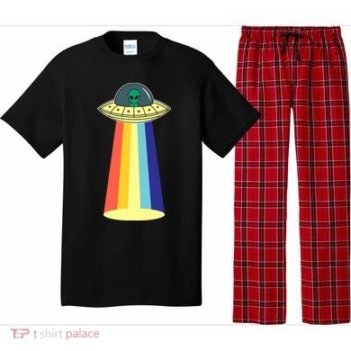 Vintage Alien Tractor Beam Pajama Set