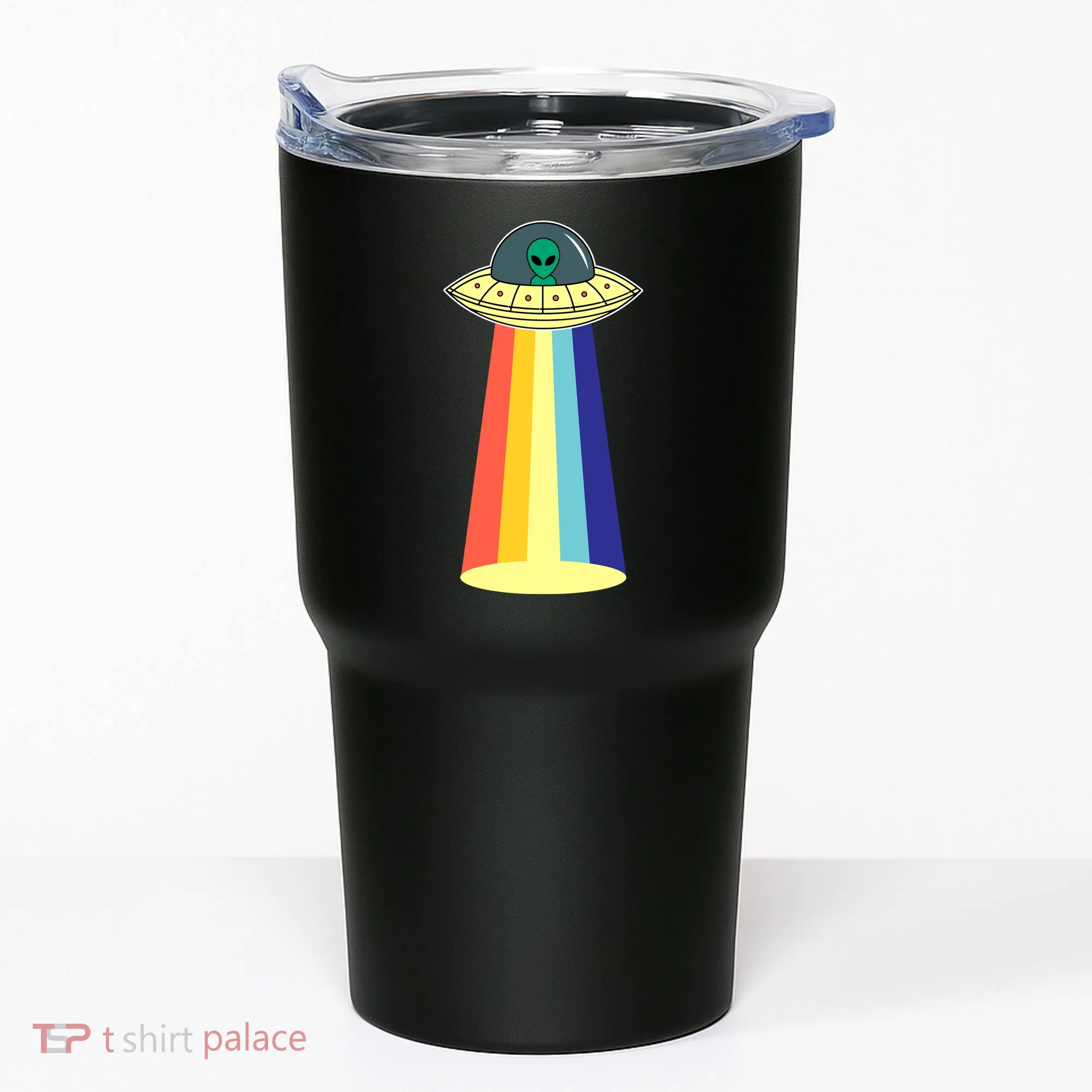 Vintage Alien Tractor Beam Tumbler