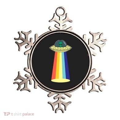 Vintage Alien Tractor Beam Ornament