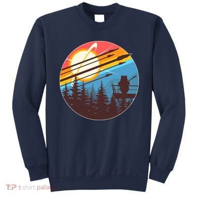 Vintage Alien World Space Battle Sweatshirt