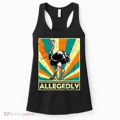 Vintage Allegedly Ostrich Women's Tank Top