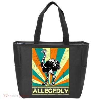 Vintage Allegedly Ostrich Tote Bag