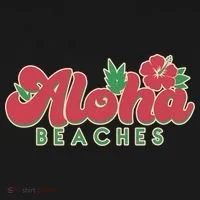 Vintage Aloha Beaches Logo Doggie Tank thumb 4