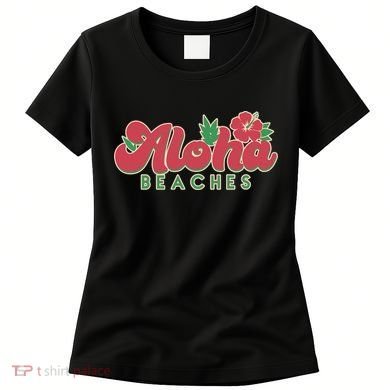 Vintage Aloha Beaches Logo Women's T-Shirt
