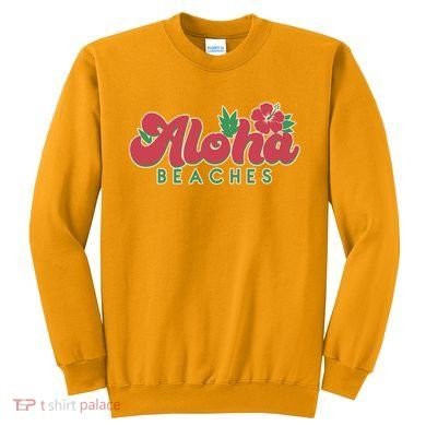 Vintage Aloha Beaches Logo Sweatshirt