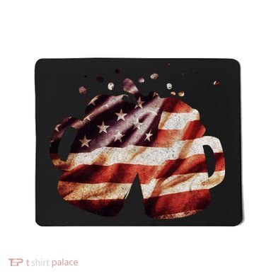 Vintage American Beer Flag Mousepad