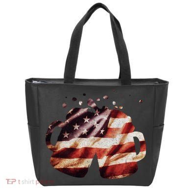 Vintage American Beer Flag Tote Bag