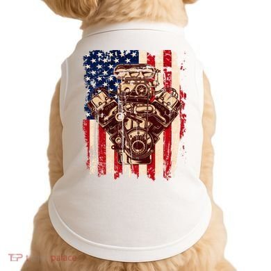 Vintage American Muscle Car Engine Doggie Tank