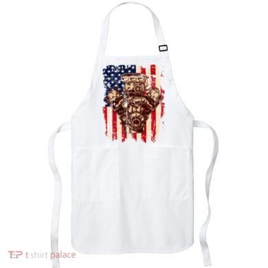 Vintage American Muscle Car Engine Apron