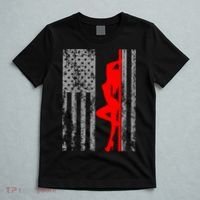 Vintage American Pole Dancer Stripper USA Flag T-Shirt thumb 5