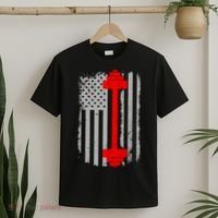 Vintage American Weight Training Flag T-Shirt thumb 2