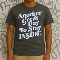 Vintage Another Great Day To Stay Inside T-Shirt thumb 3
