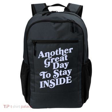 Vintage Another Great Day To Stay Inside Backpack