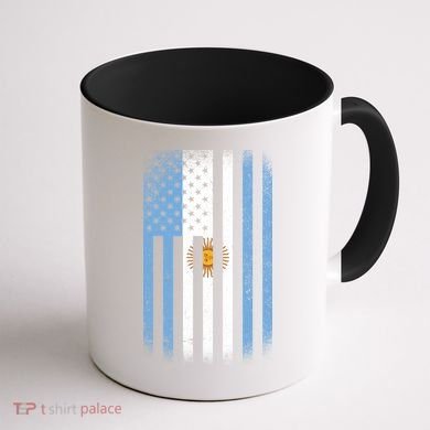 Vintage Argentina Flag Coffee Mug back