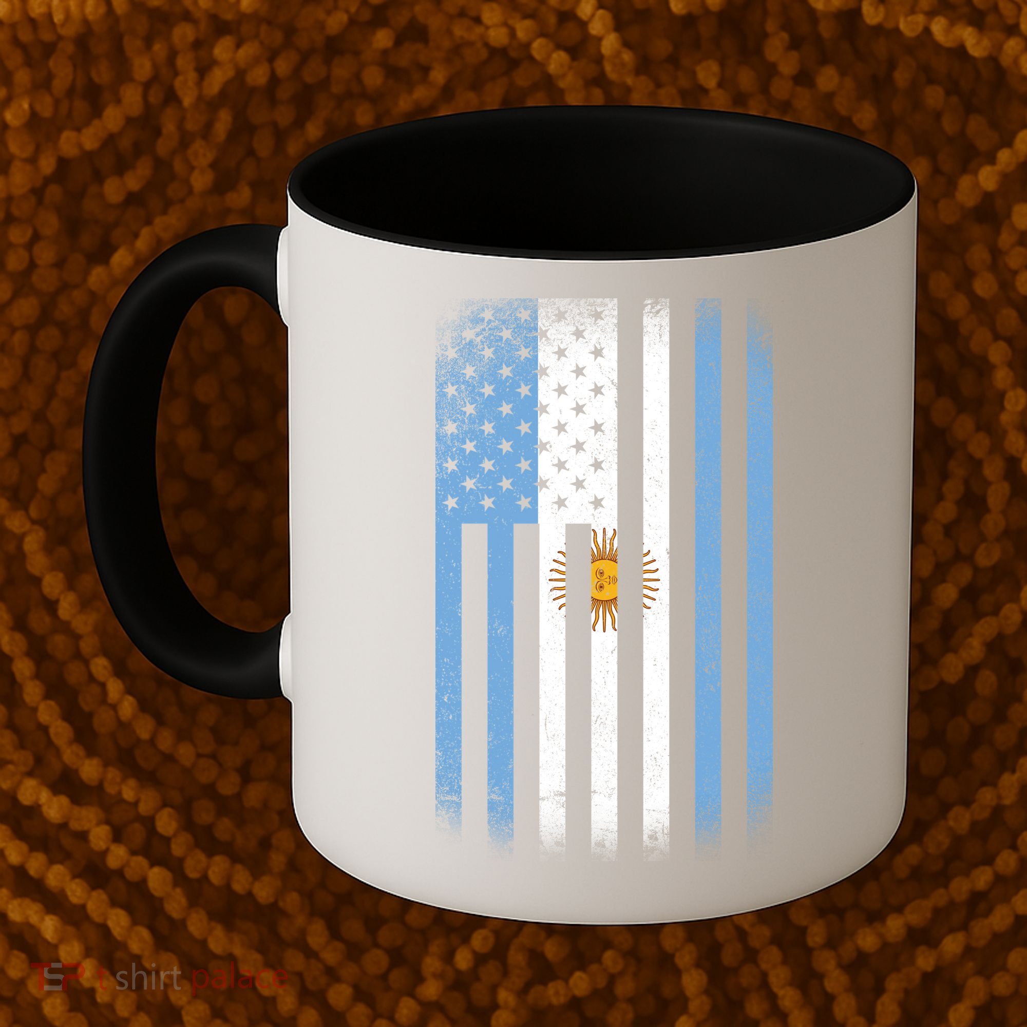Vintage Argentina Flag Coffee Mug