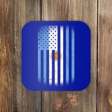 Vintage Argentina Flag Coaster