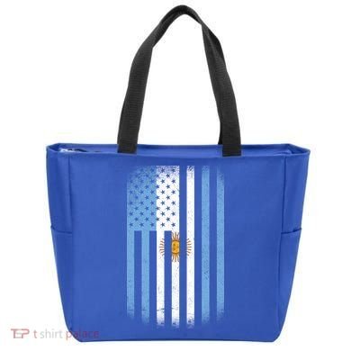 Vintage Argentina Flag Tote Bag