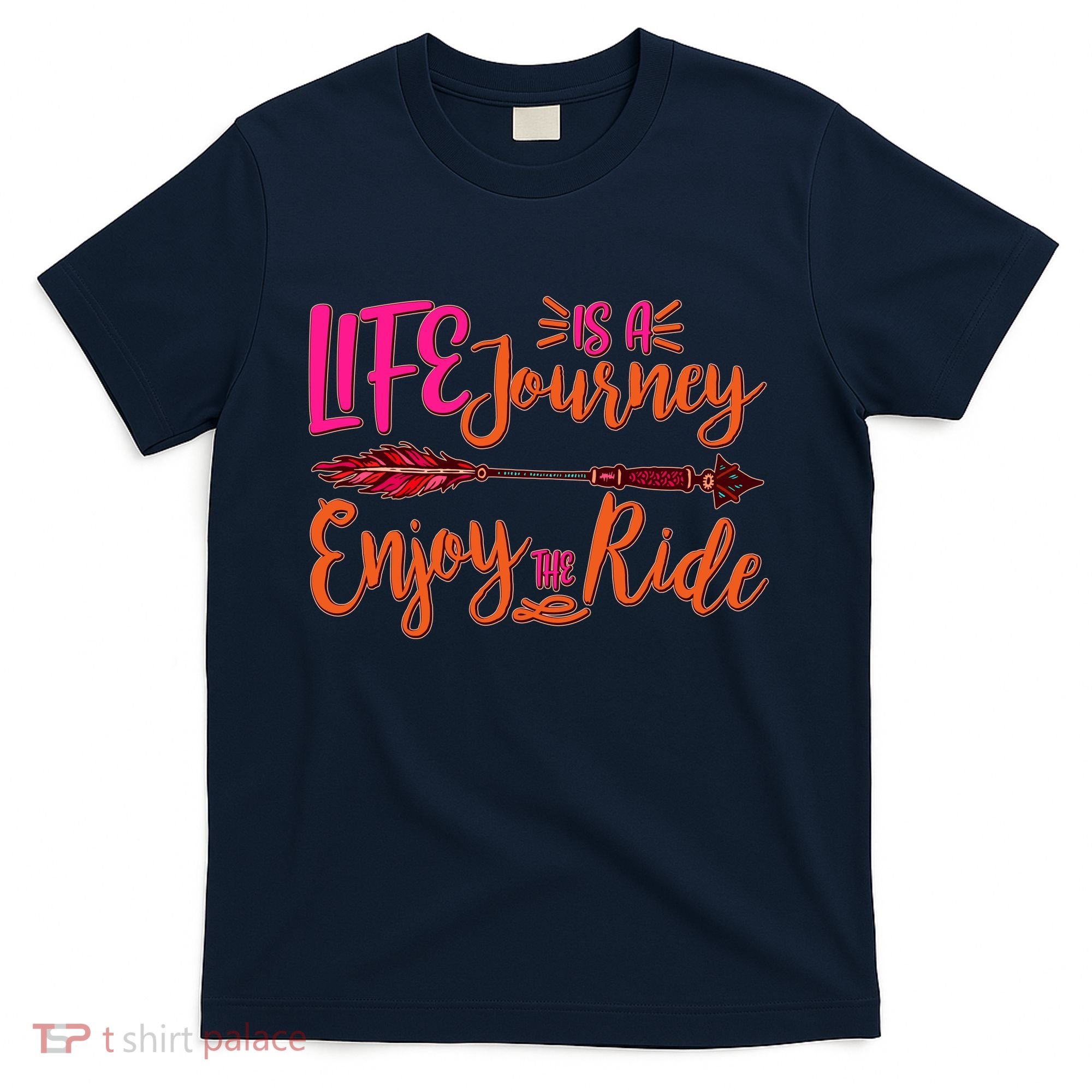 Vintage Arrow Life Is A Journey Enjoy The Ride T-Shirt