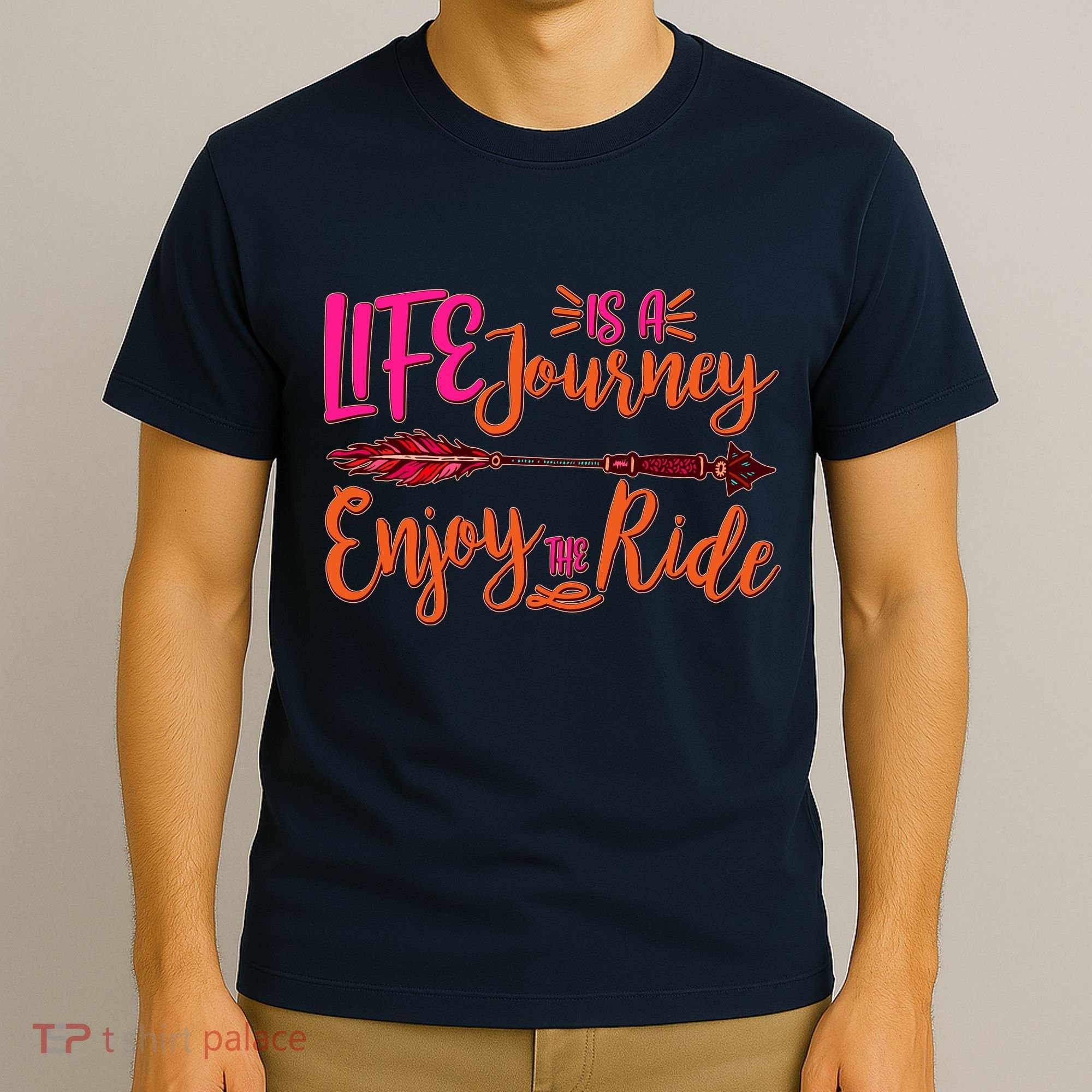 Vintage Arrow Life Is A Journey Enjoy The Ride T-Shirt