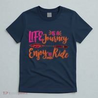 Vintage Arrow Life Is A Journey Enjoy The Ride T-Shirt thumb 5