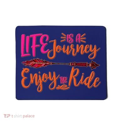 Vintage Arrow Life Is A Journey Enjoy The Ride Mousepad