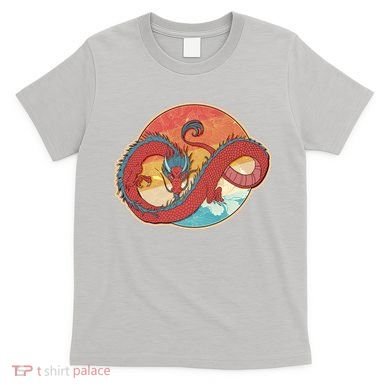 Vintage Asian Dragon Emblem T-Shirt