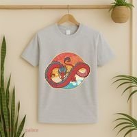 Vintage Asian Dragon Emblem T-Shirt thumb 2