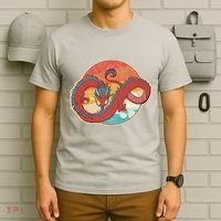 Vintage Asian Dragon Emblem T-Shirt thumb 6