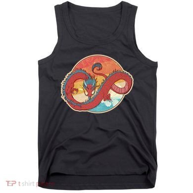 Vintage Asian Dragon Emblem Tank Top