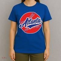 Vintage Atlanta Baseball Sports Logo T-Shirt thumb 4