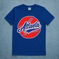 Vintage Atlanta Baseball Sports Logo T-Shirt thumb 5