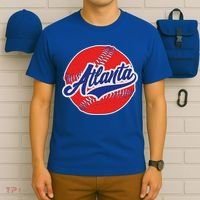 Vintage Atlanta Baseball Sports Logo T-Shirt thumb 6