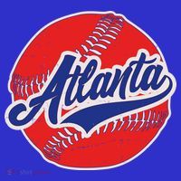 Vintage Atlanta Baseball Sports Logo T-Shirt thumb 7