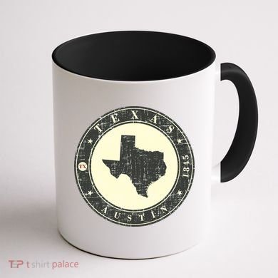 Vintage Austin Texas Logo Coffee Mug back