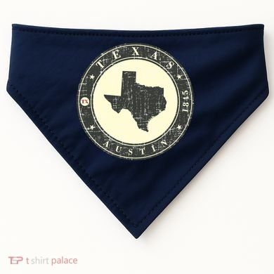 Vintage Austin Texas Logo USA-Made Doggie Bandana