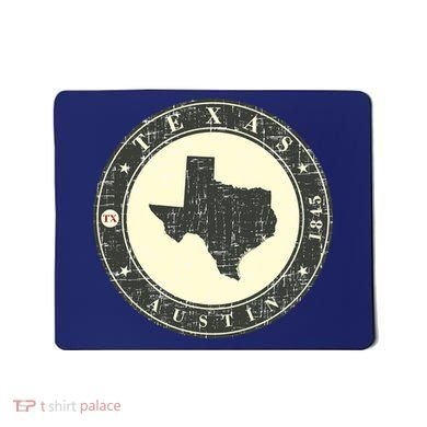 Vintage Austin Texas Logo Mousepad