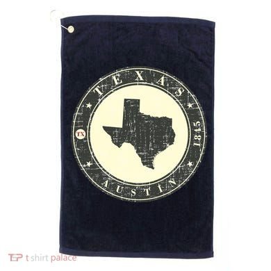 Vintage Austin Texas Logo Golf Towel