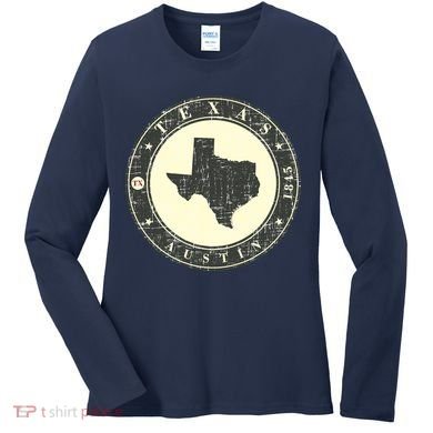 Vintage Austin Texas Logo Women's Long Sleeve Shirt