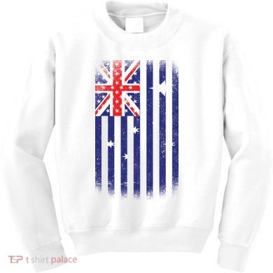 Vintage Australian Flag Kids Sweatshirt