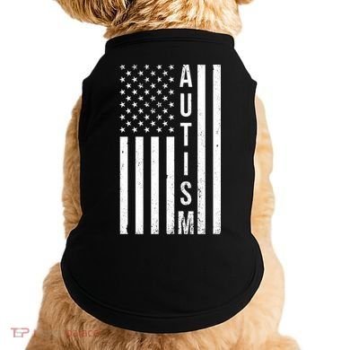 Vintage Autism Flag Doggie Tank