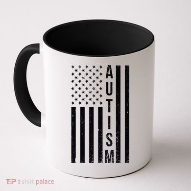 Vintage Autism Flag Coffee Mug