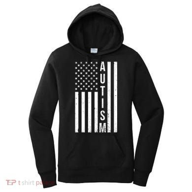 Vintage Autism Flag Women's Hoodie